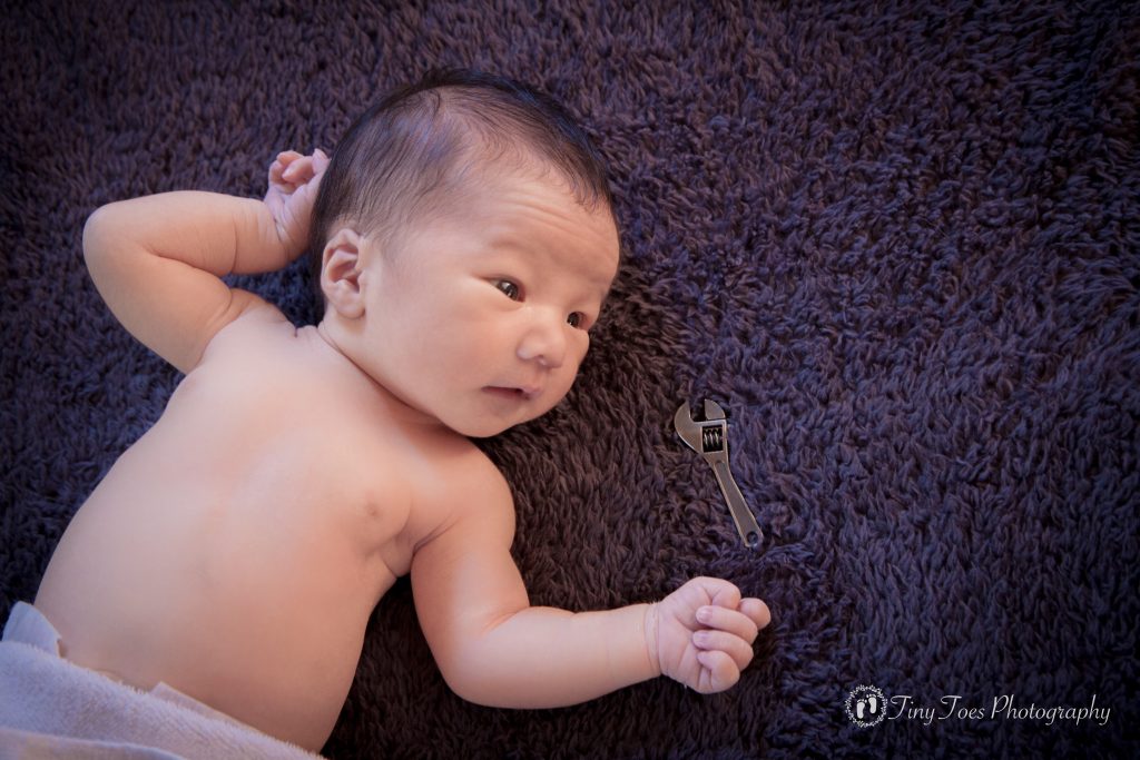 タイニートーズ新生児フォトニューボーンフォト男の子生後0ヶ月