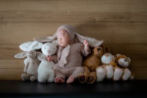 タイニートーズ女の子赤ちゃん新生児フォトニューボーンフォトマタニティフォト島田市藤枝市焼津市静岡市0歳0ヶ月双子ちゃんツインズ予定日まで1ヶ月