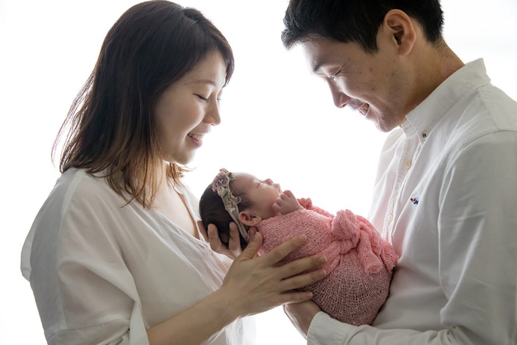 タイニートーズ女の子赤ちゃん新生児フォトニューボーンフォトマタニティフォト島田市藤枝市焼津市静岡市0歳0ヶ月