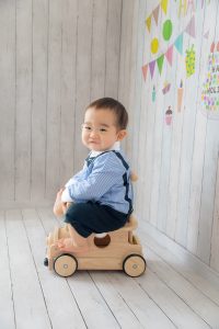 タイニートーズ男の子赤ちゃん島田市藤枝市焼津市静岡市1歳1才誕生日記念写真ケーキスマッシュケーキ