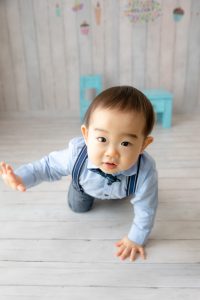 タイニートーズ男の子赤ちゃん島田市藤枝市焼津市静岡市1歳1才誕生日記念写真ケーキスマッシュケーキ